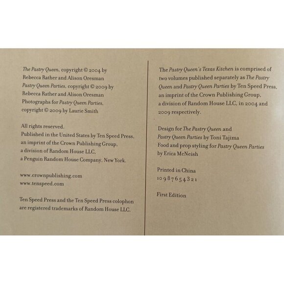 THE PASTRY QUEENS TEXAS KITCHEN By Rebecca Rather With Alison Oresman Cookbook - Picture 4 of 5